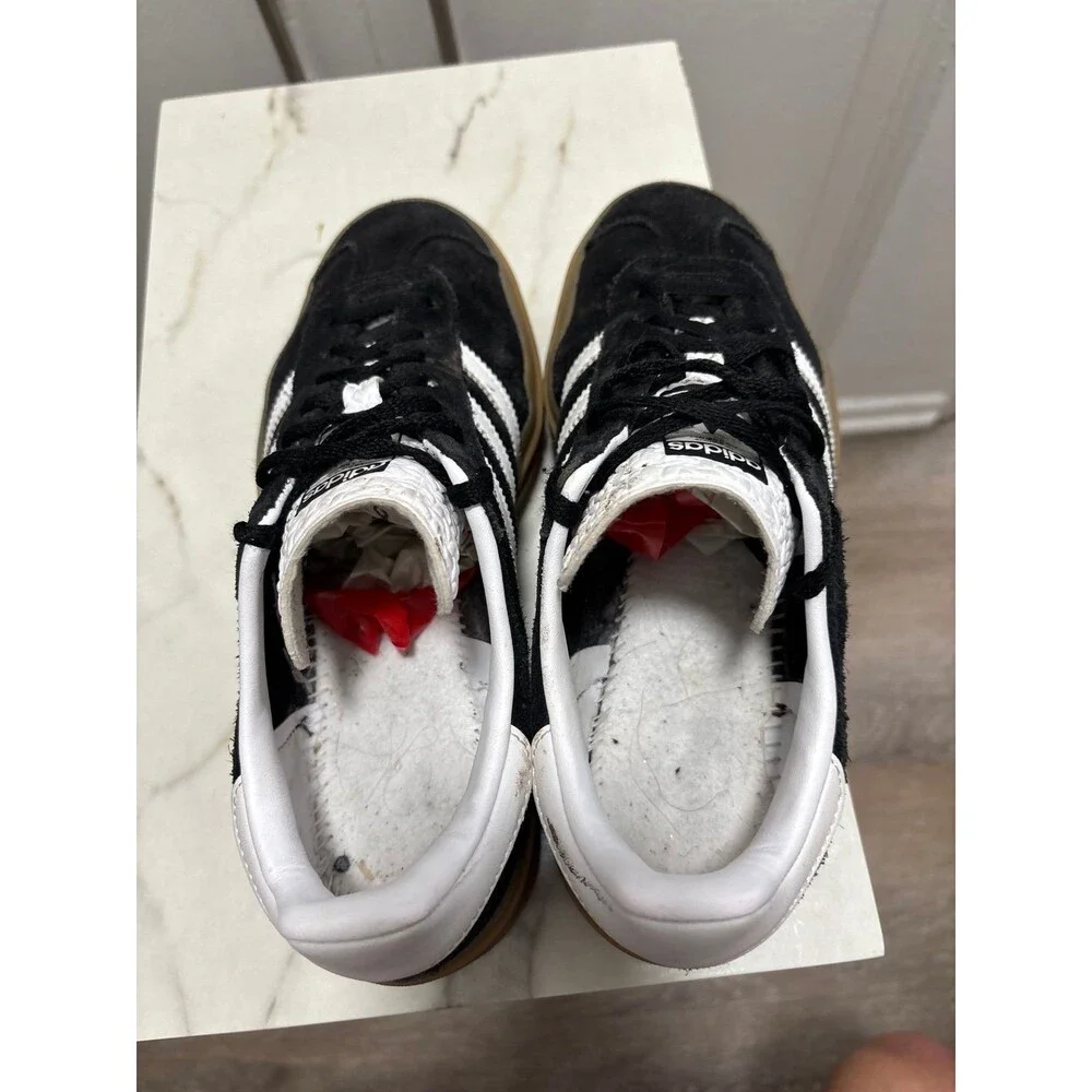 Adidas Gazelle Bold Core Black Cloud White Womens Shoes Size 7 Platform